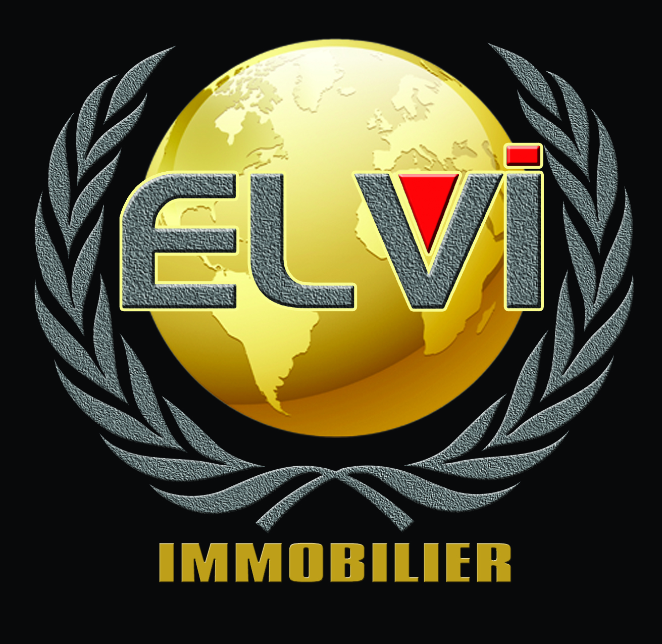 Logo ELVI IMMOBILIER (Nos honoraires sur http://elvi.fr/tarif )